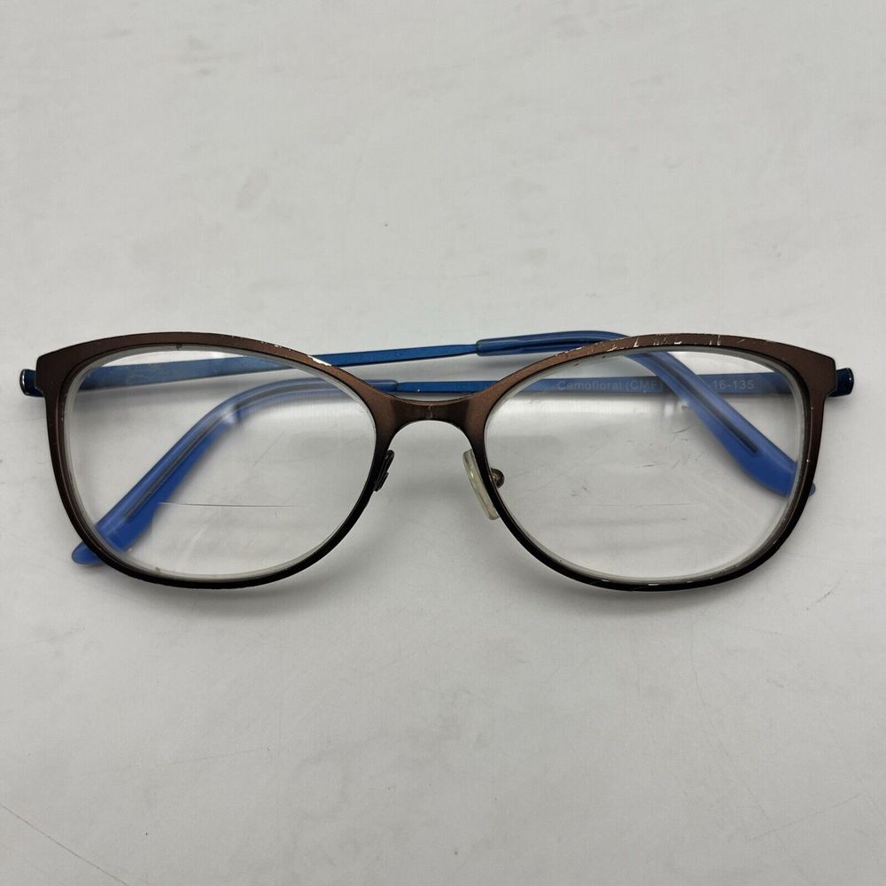 VERA BRADLEY  CAMILA  CAMOFLORAL   BLUE EYEGLASSES  SIZE: 53-16-135